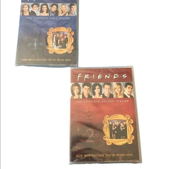 Friends DVDs season 1&2 welcome 2 the 90s fun gift 4 A Friends fan or 90s lover - Picture 2 of 5